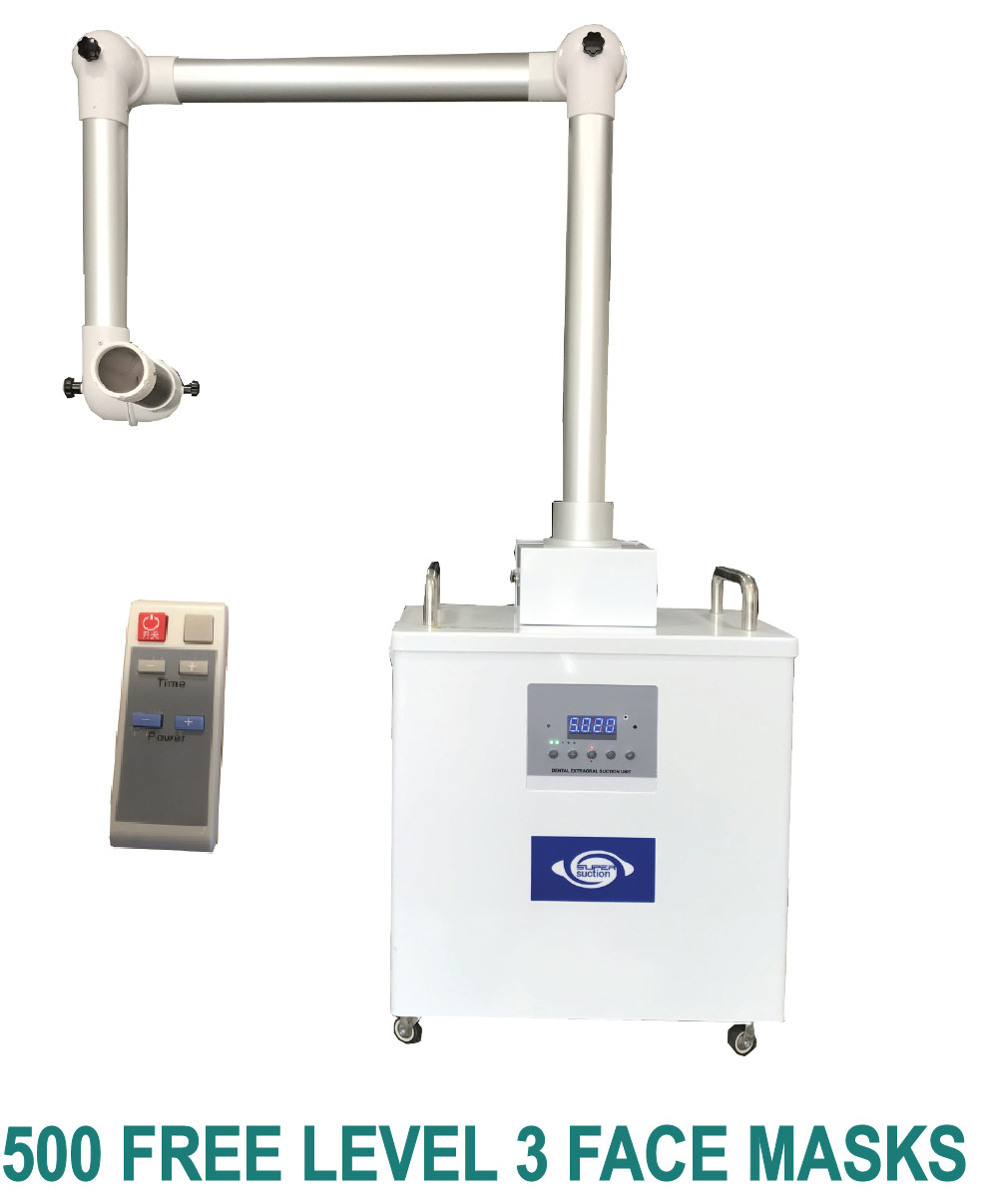 Extraoral Dental Suction TestedProve99.99% Virus Killed NO MEDICAL WASTE CREATED