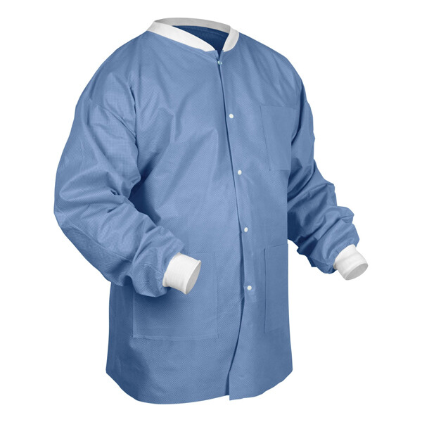Medicom 8101-D SafeWear Hipster Jacket SMS Fabric Deep Blue X-Large 12/Pk