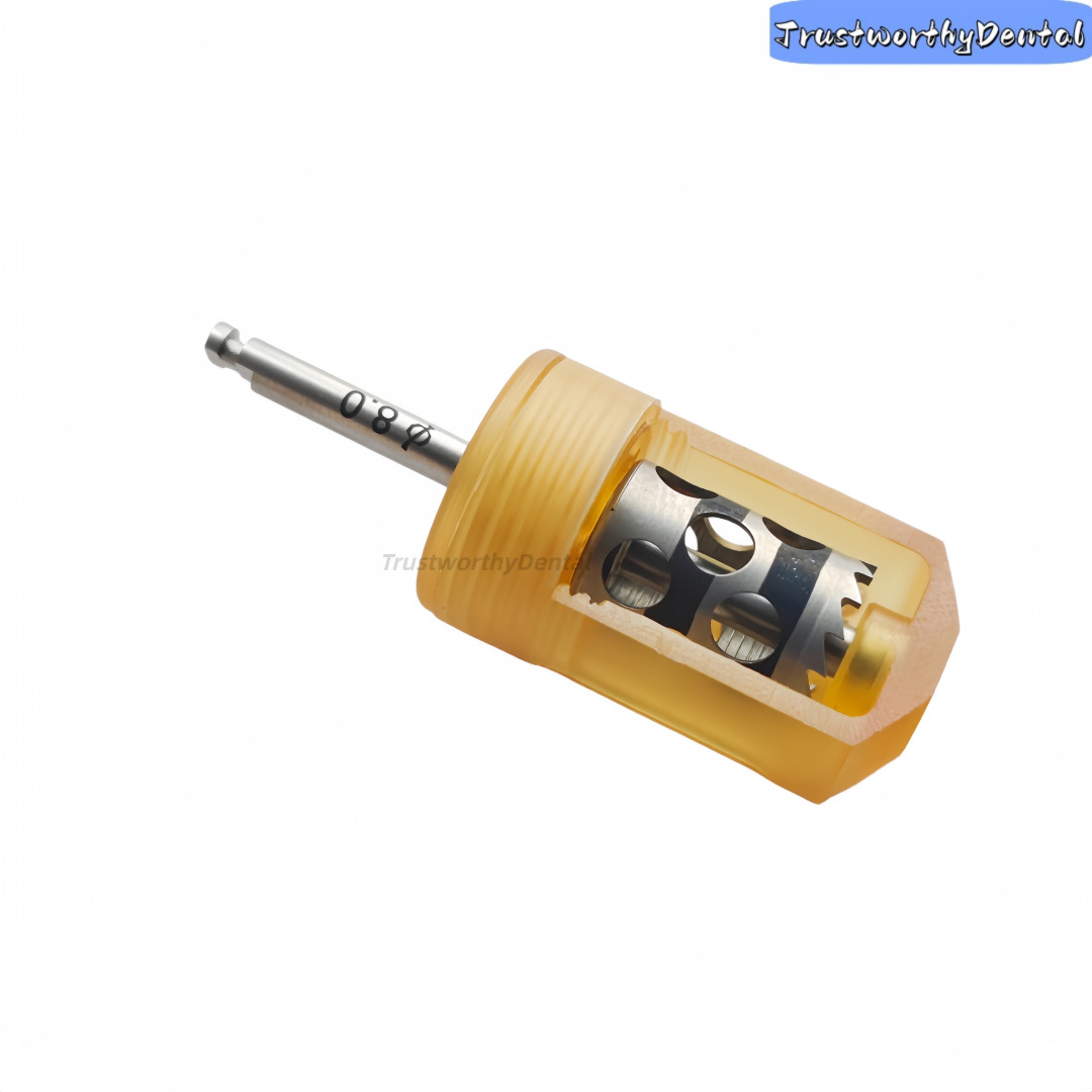 Dental Implant Bone Harvest Drill Semilunar Plastic milling cutter GBR Grafting