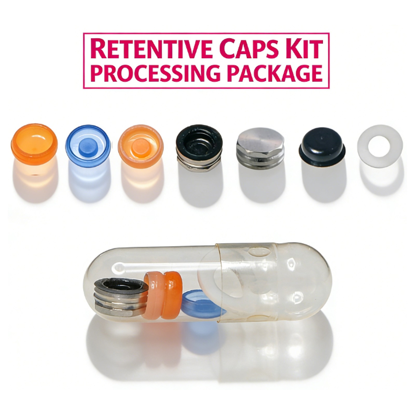 US Overdenture Fit Zest Locator Ti Abutment Retention Caps Hiossen Nobel Zimmer