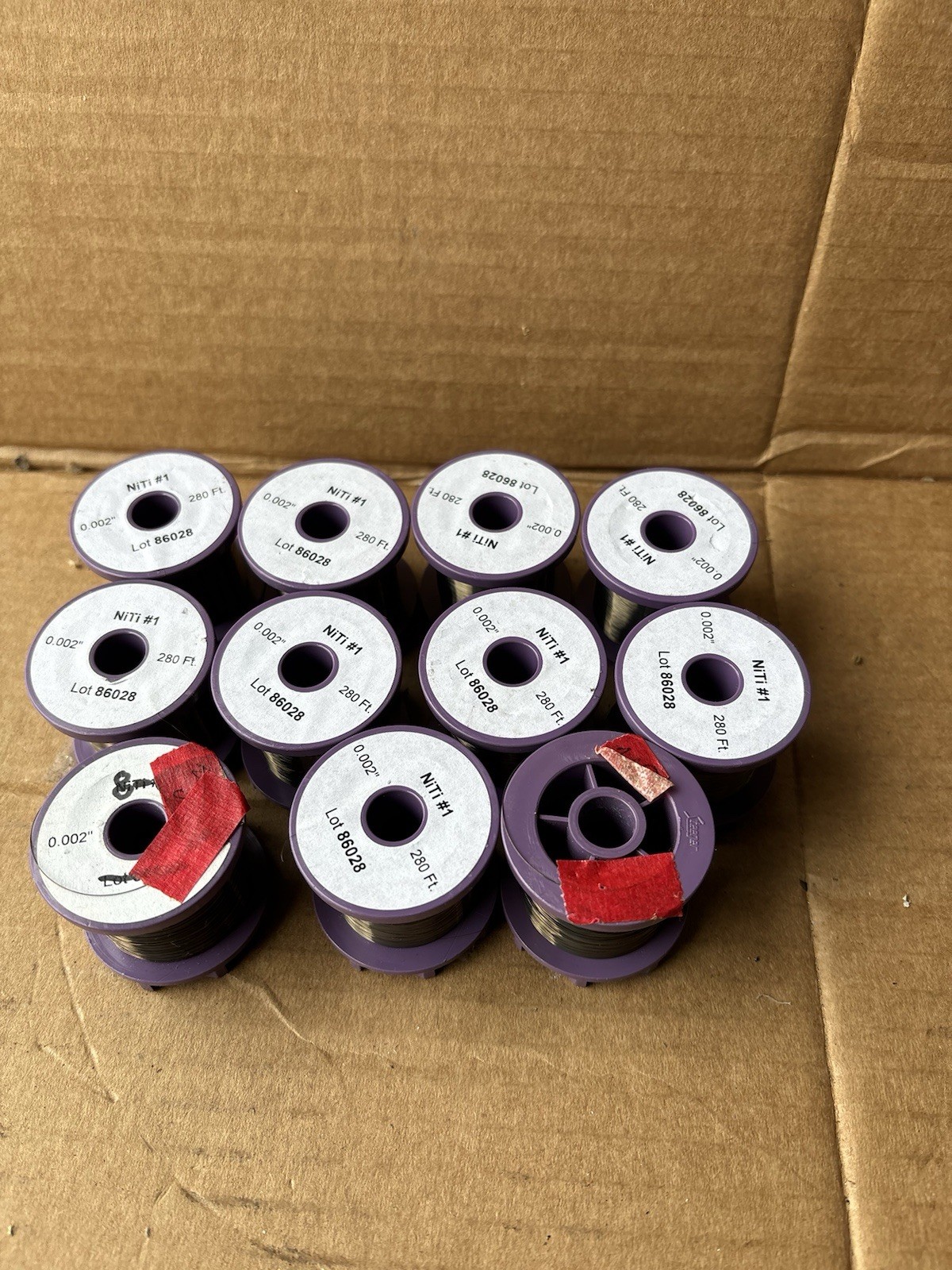 NITI #1 0.002″ 280 Lot 86028 Wire / Used – One Unit #1!!