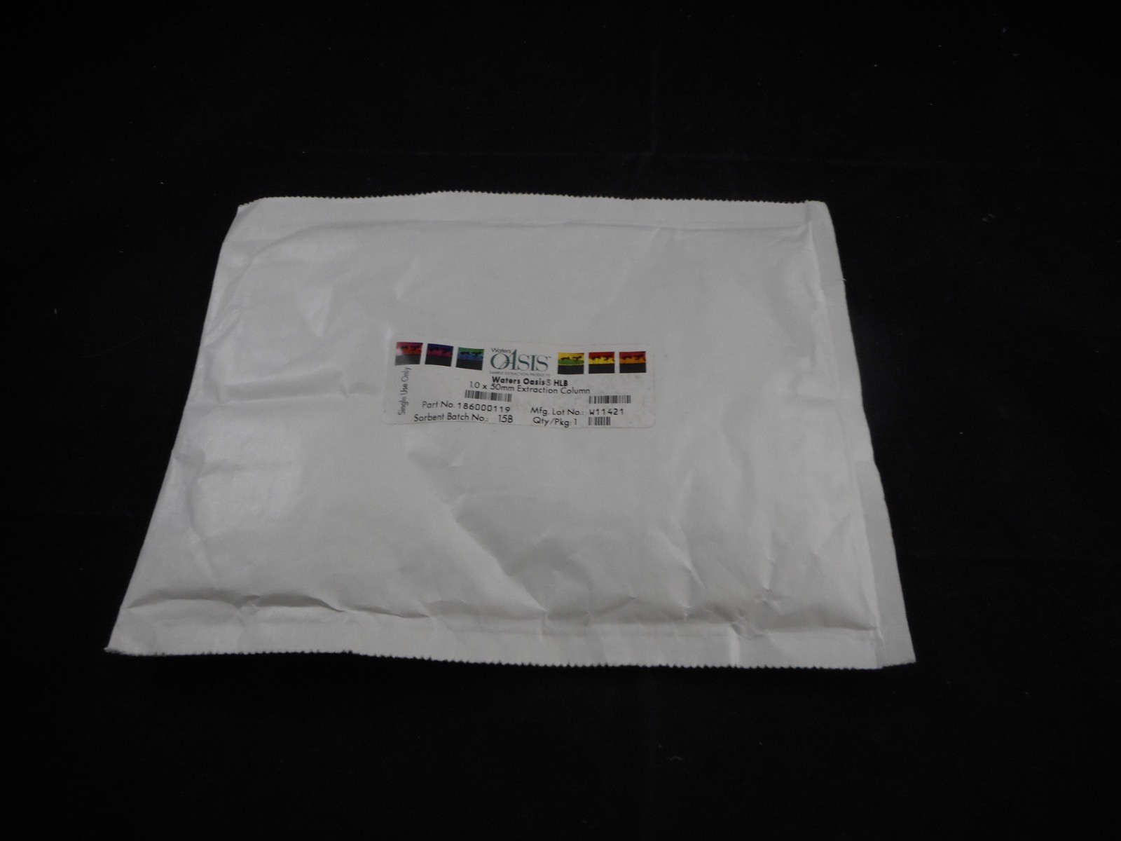 WATERS OASIS HLB 1.0 x 50mm Extraction Column Single Use 186000119