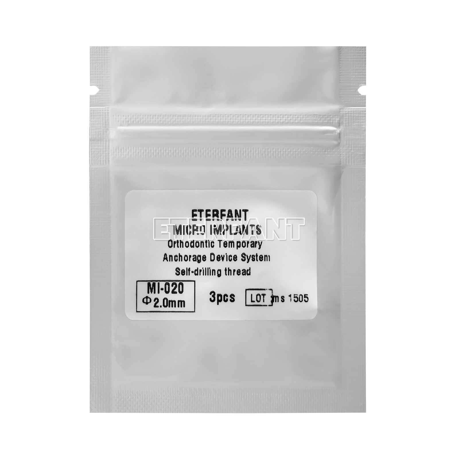 ETERFANT Dental Orthodontic Micro Implants Mini Screw Self-Drilling/Screwdriver