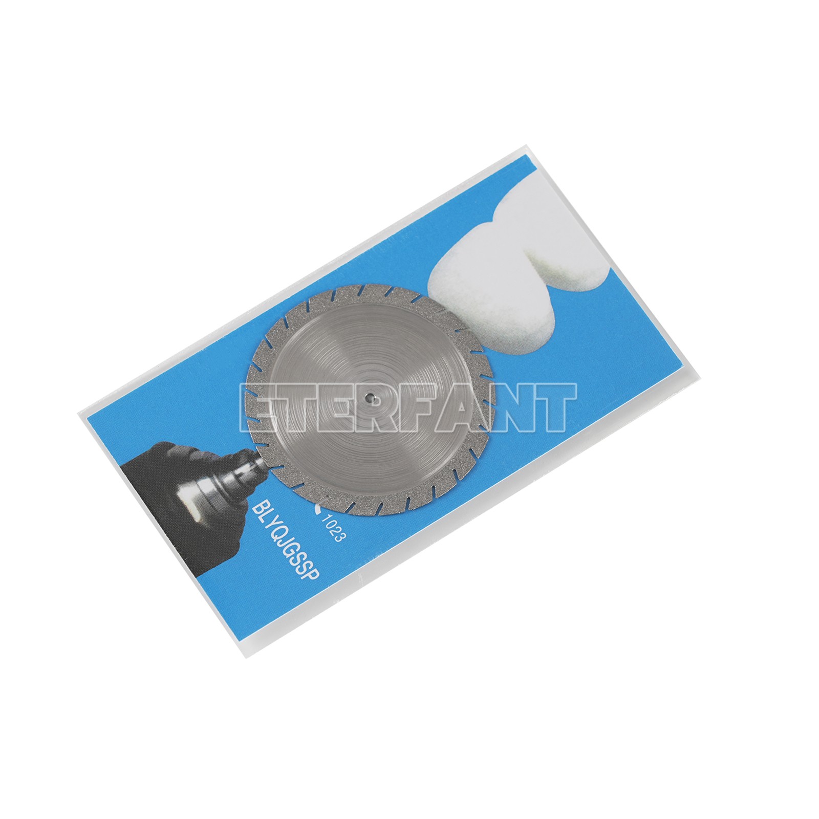 2PCs 40mm*0.3mm Dental Lab Diamond Cutting Disc Double Sided Crown Plaster Disc