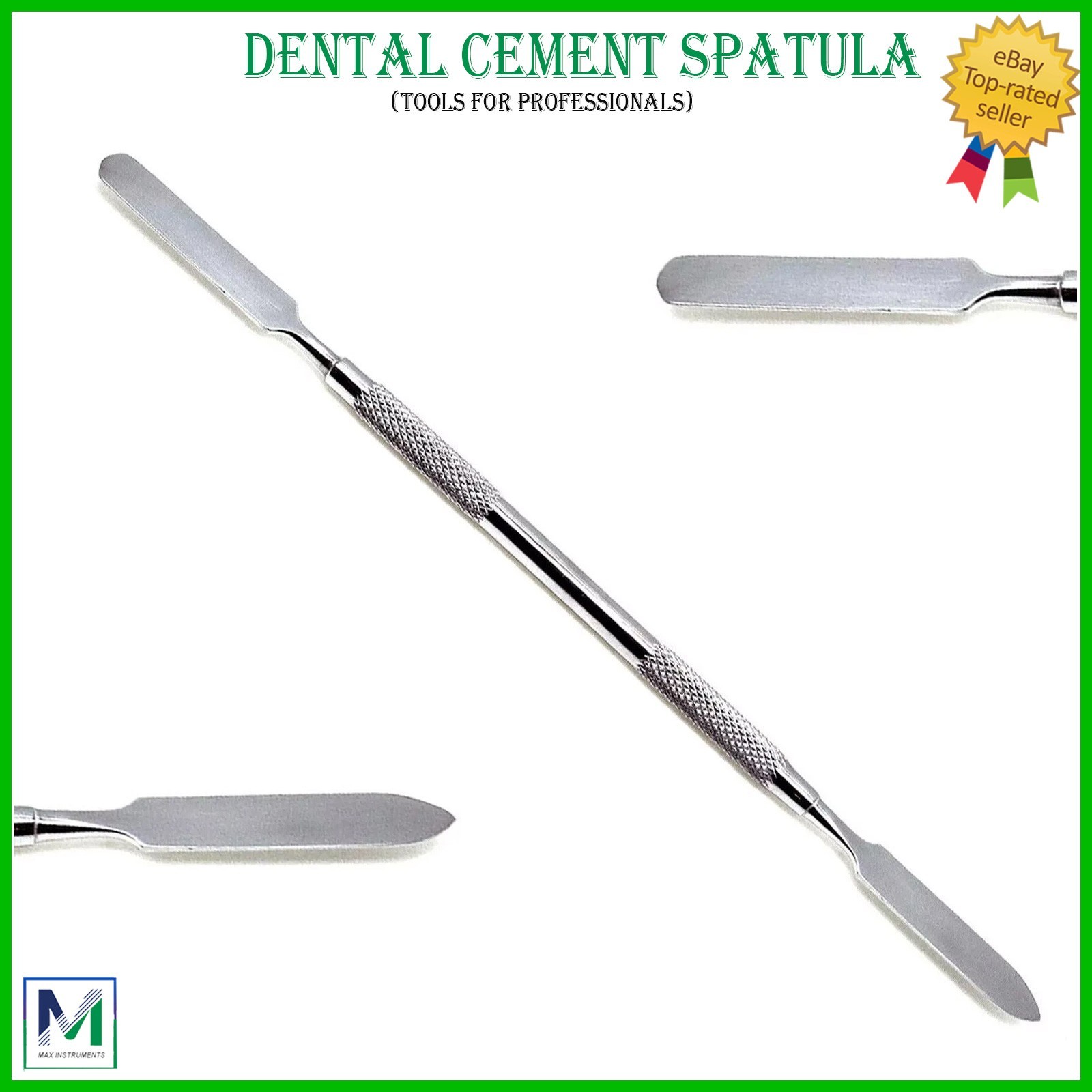 Dental Cement Wax Mixing Single Ended Spatulas Laboratory 10 Pcs Instruments Set