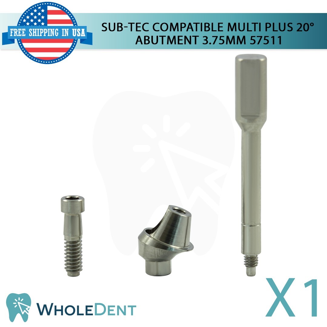 1x Dental Titanium Angulated 20° Multi Unit Prosthetic BEGO® Compatible 57511