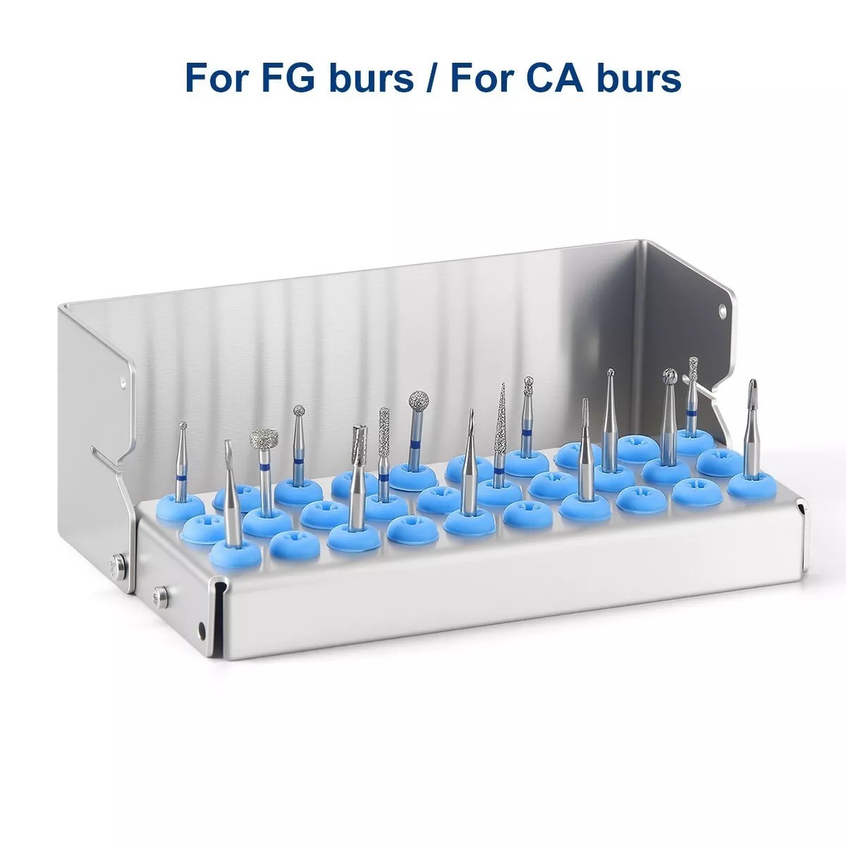 6/8/12/30 Holes Dental Implant Drills Bur Holder Disinfection Box Block
