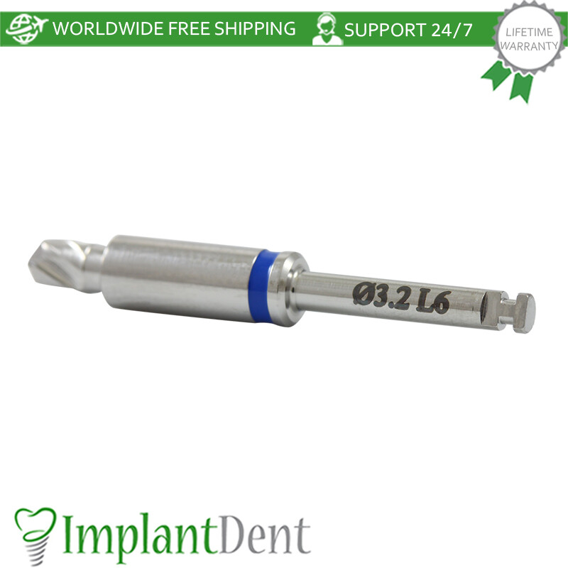 1x Dental Integral Stopper Drill 3.2mm Stainless Steel Dentistry Tool