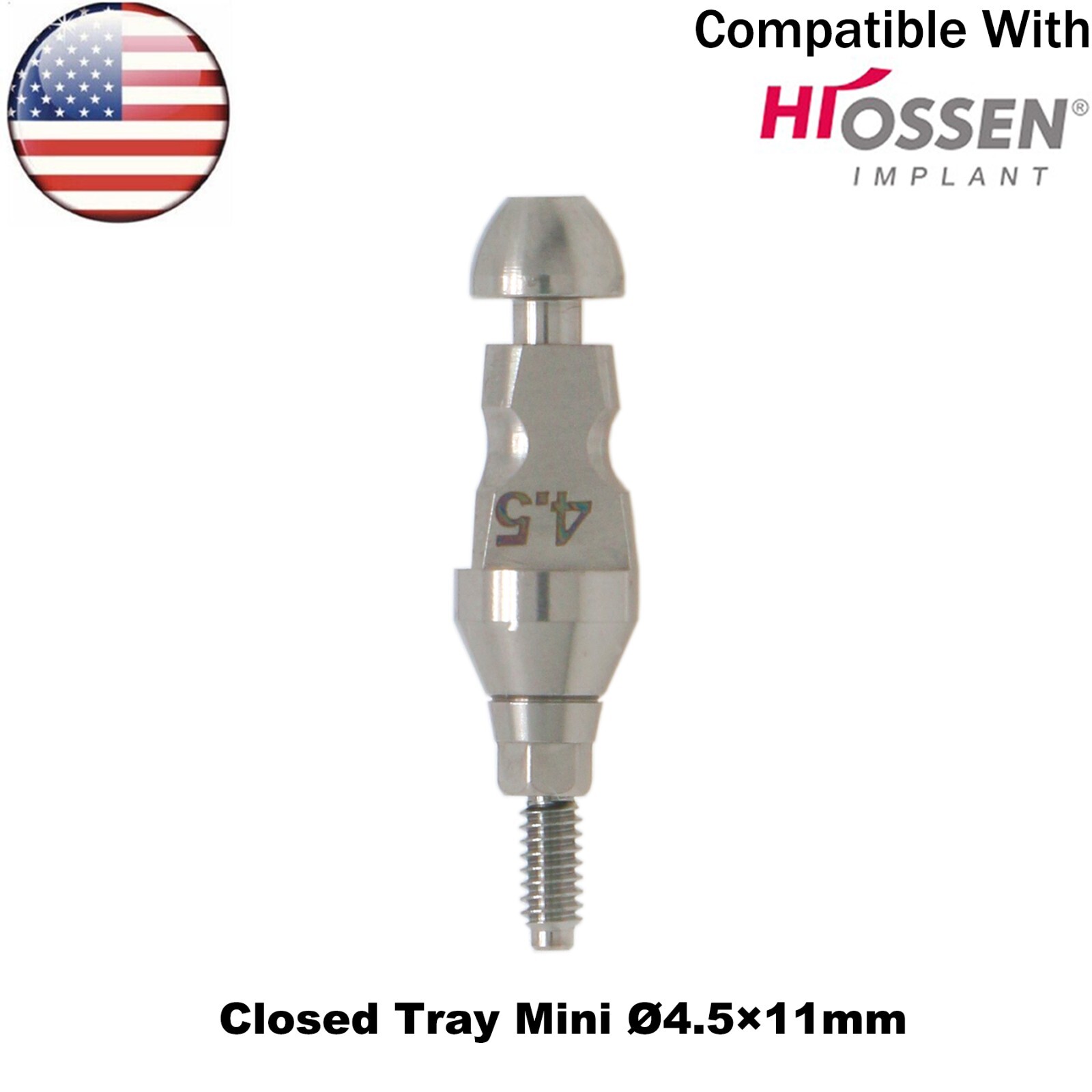 US Fits Hiossen Dental Transfer lmpression Coping Open Closed Tray M/R Osstem ET
