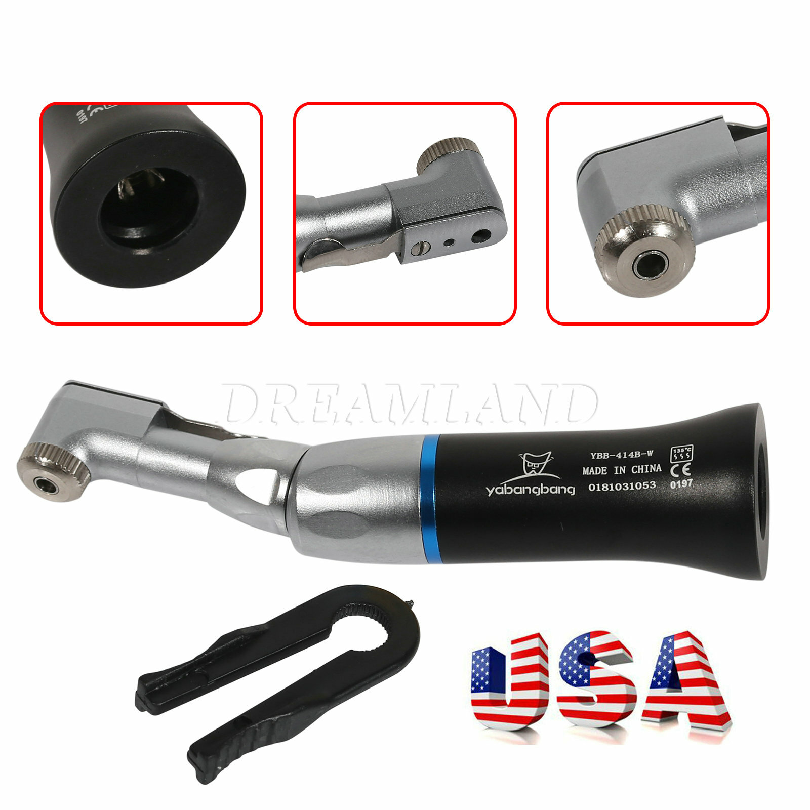 PANA MAX NSK Style Dental 4 Holes High / Slow Low Speed Handpiece Kit 414B-M US