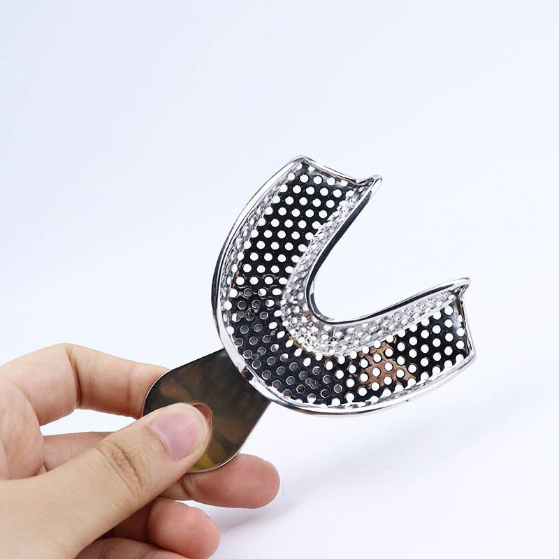 5 Sets Dental Impression Trays Stainless Steel Upper & Lower S/M/L Set of 6 US