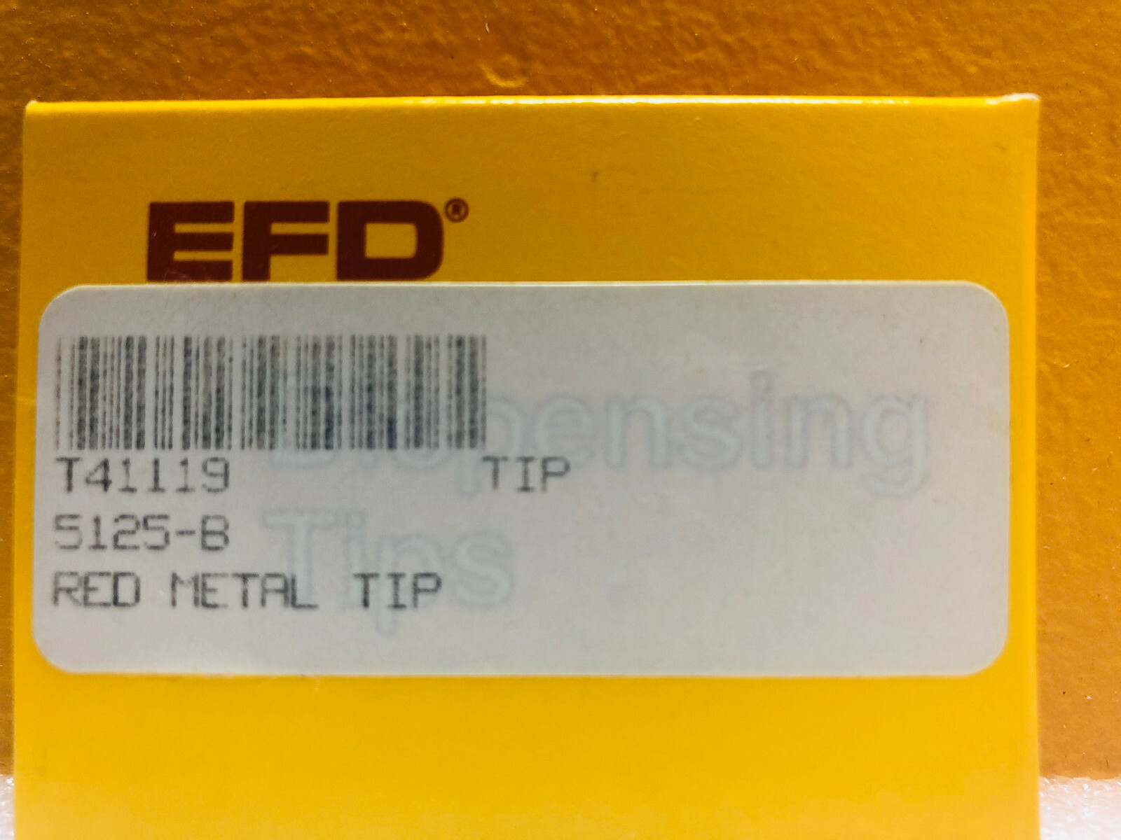 Nordson EFD 5125-B (250 per Lot) 0.25 gauge x 0.50″ Red Dispensing Tips New!
