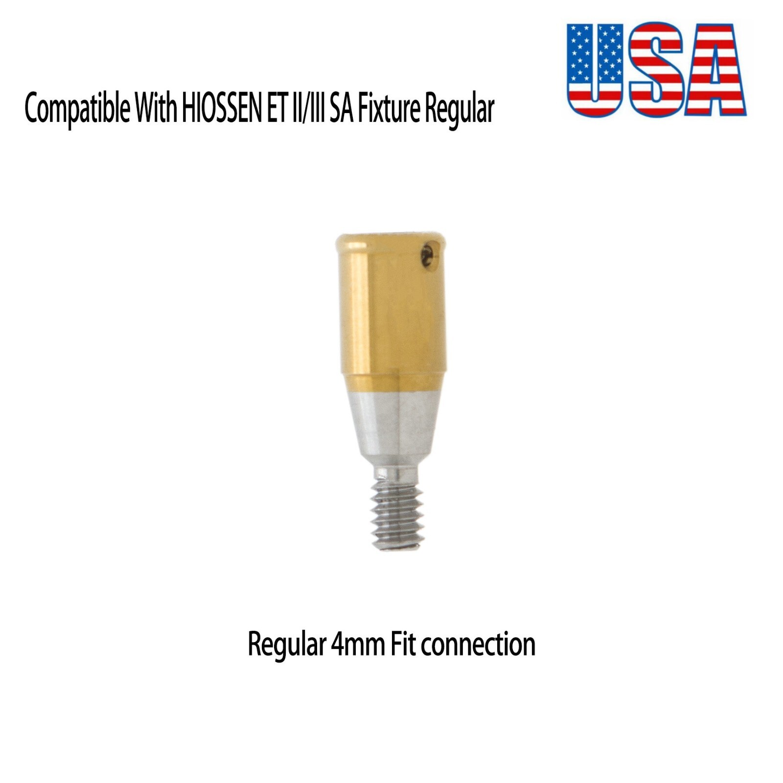 US Dental Locator Abutment Attachment Mini/R for HIOSSEN ET II/III SA Fixture