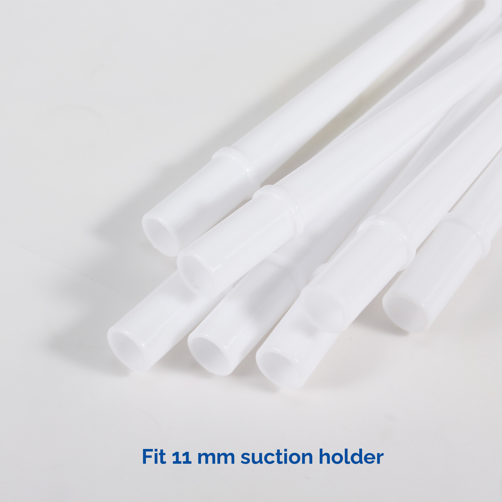 250 (10Packs) Dental Aspirator Tips PE Tube Clinic Surgical Suction Saliva 1/8″
