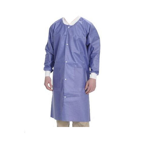 ValuMax 3660BB3XL Extra-Safe Lab Coats Blueberry 3XL SMS Fabric 10/Pk