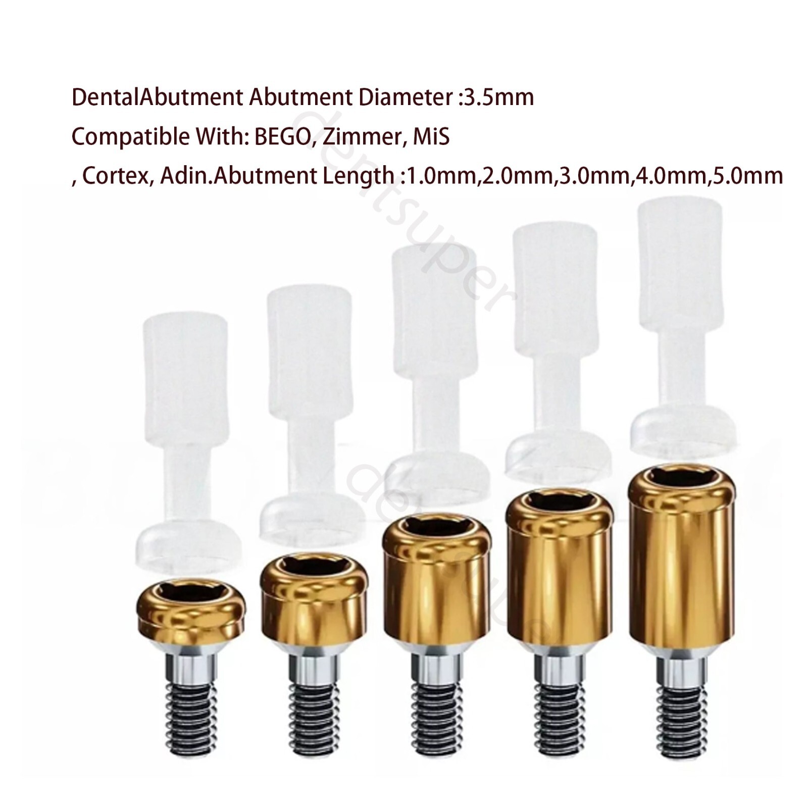 Dental for Zimmer 3.5mm Abutment Screwdriver Attachment fit Osstem Manual Driver