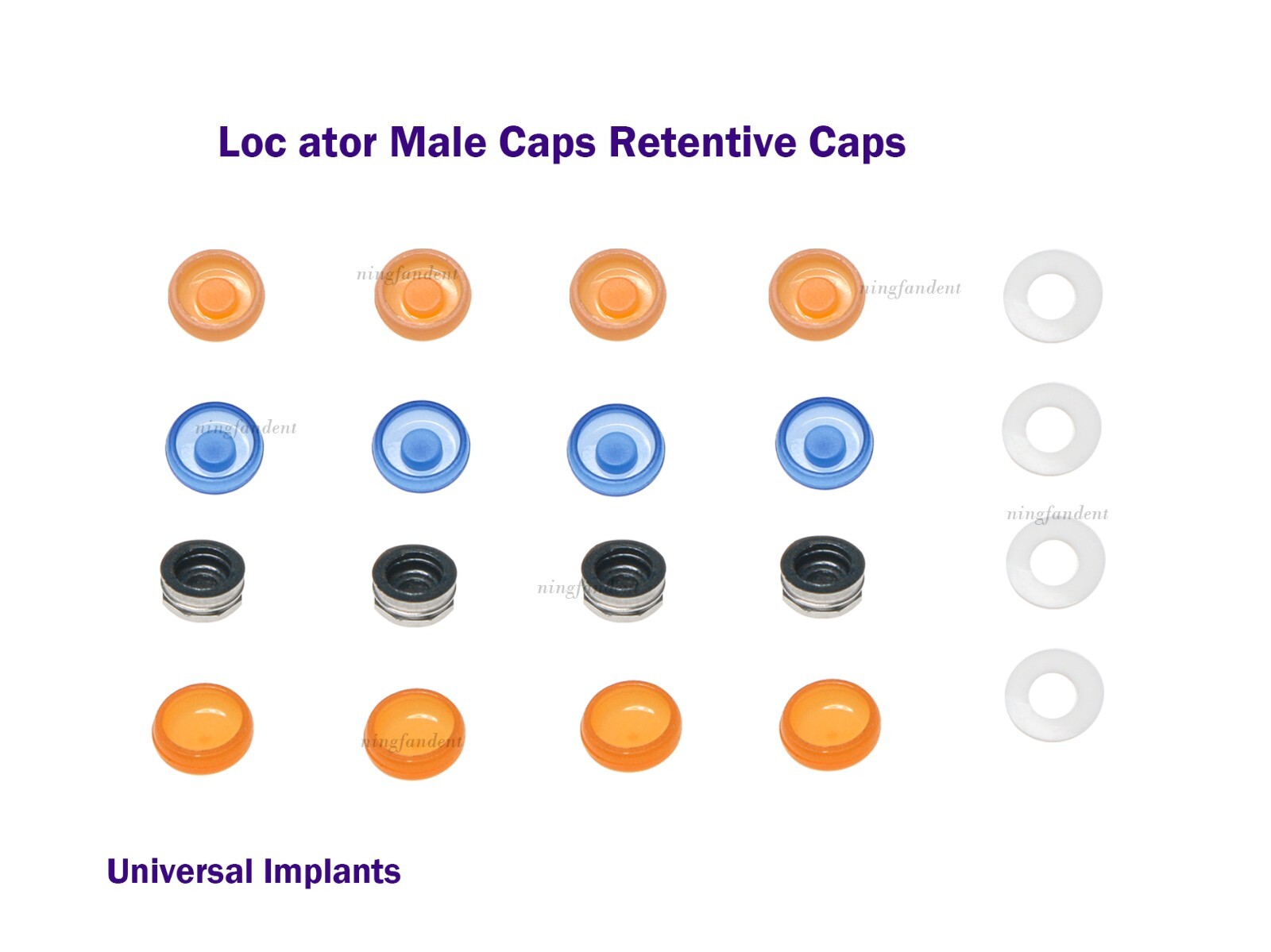 Implant Locat0r Removal Insert 3-1n-1 Tool,Dental Attachment Retention Caps