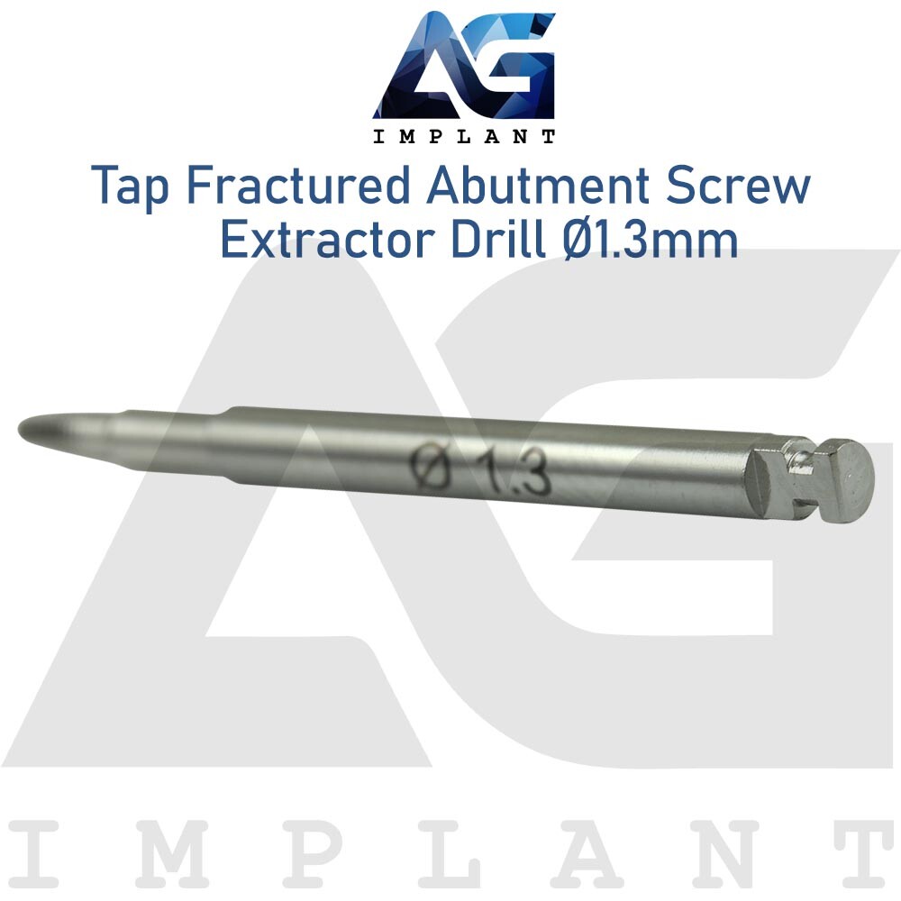 2 Tap Fractured Abutment Screw Extractor Drill Extraction Instrument