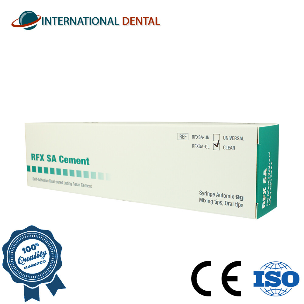 Dental Restoration Permanent Fixation Cement Dual Cure 9g Automix Crown Bridge