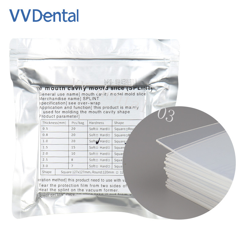 Dental Orthodontic Plastic Sheet Dental Lab Splint Thermoforming Material