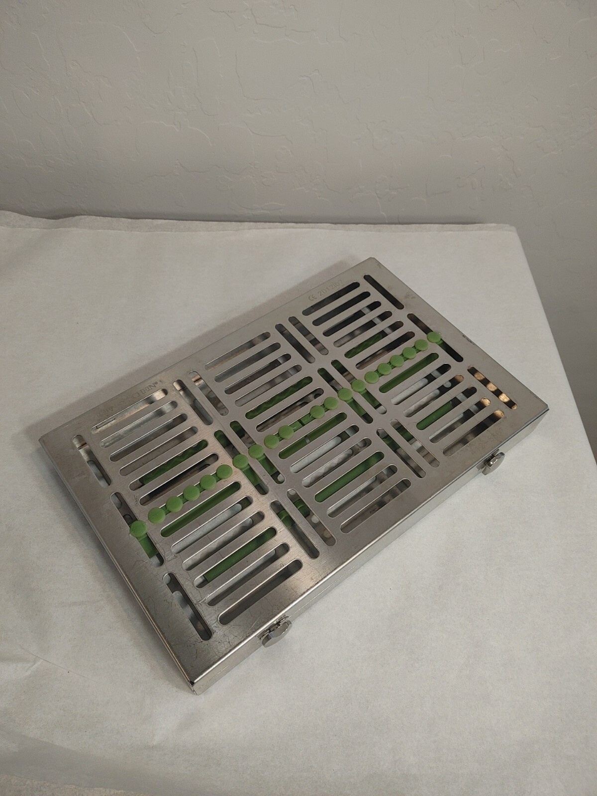 Henry Schein Instrument Cassette Green 11.3 x 7.1 x 1.3 Model Number 112-5303