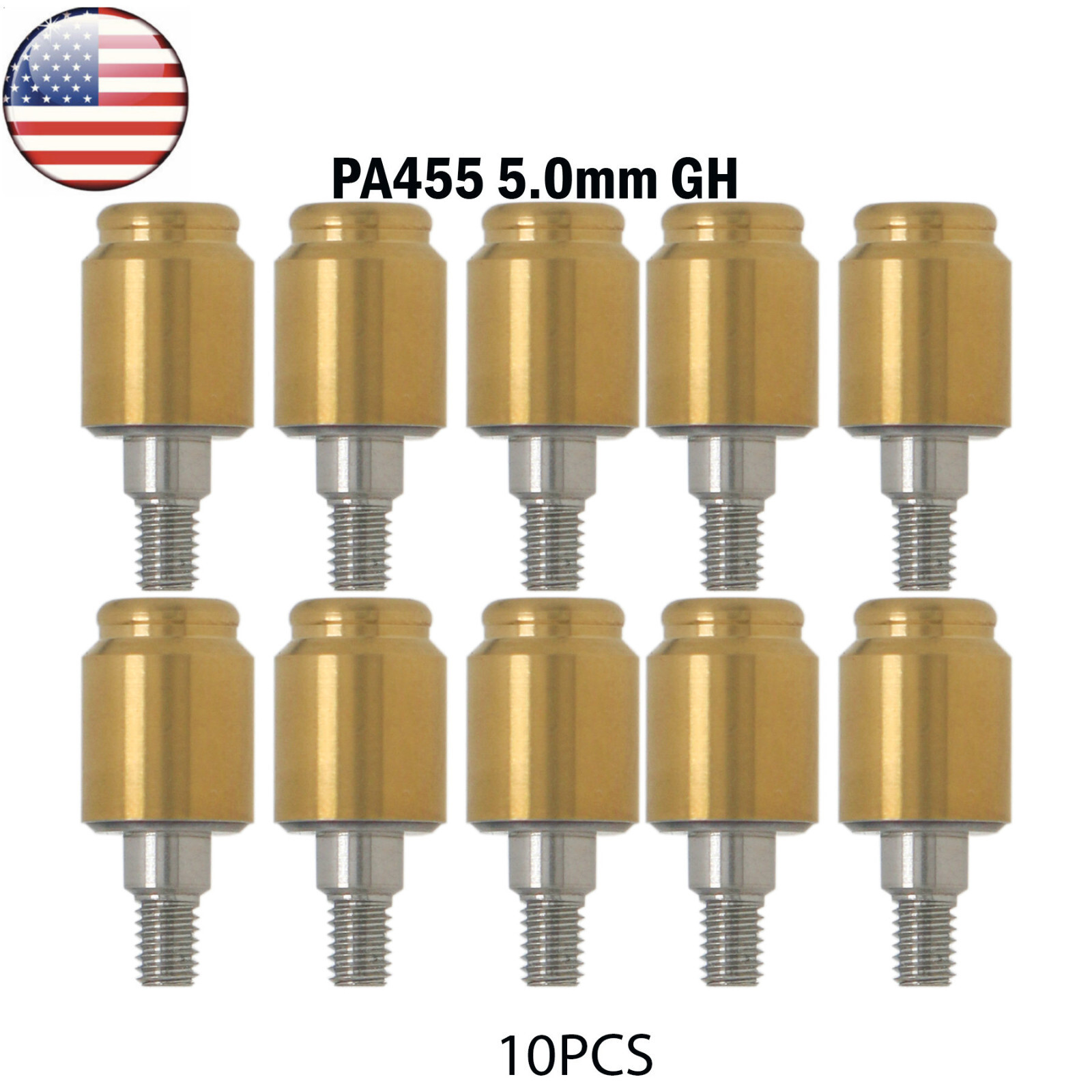 US Dental Locator Abutment Male Cap Implant Tool fits Zimmer PAØ4.5mm Removable