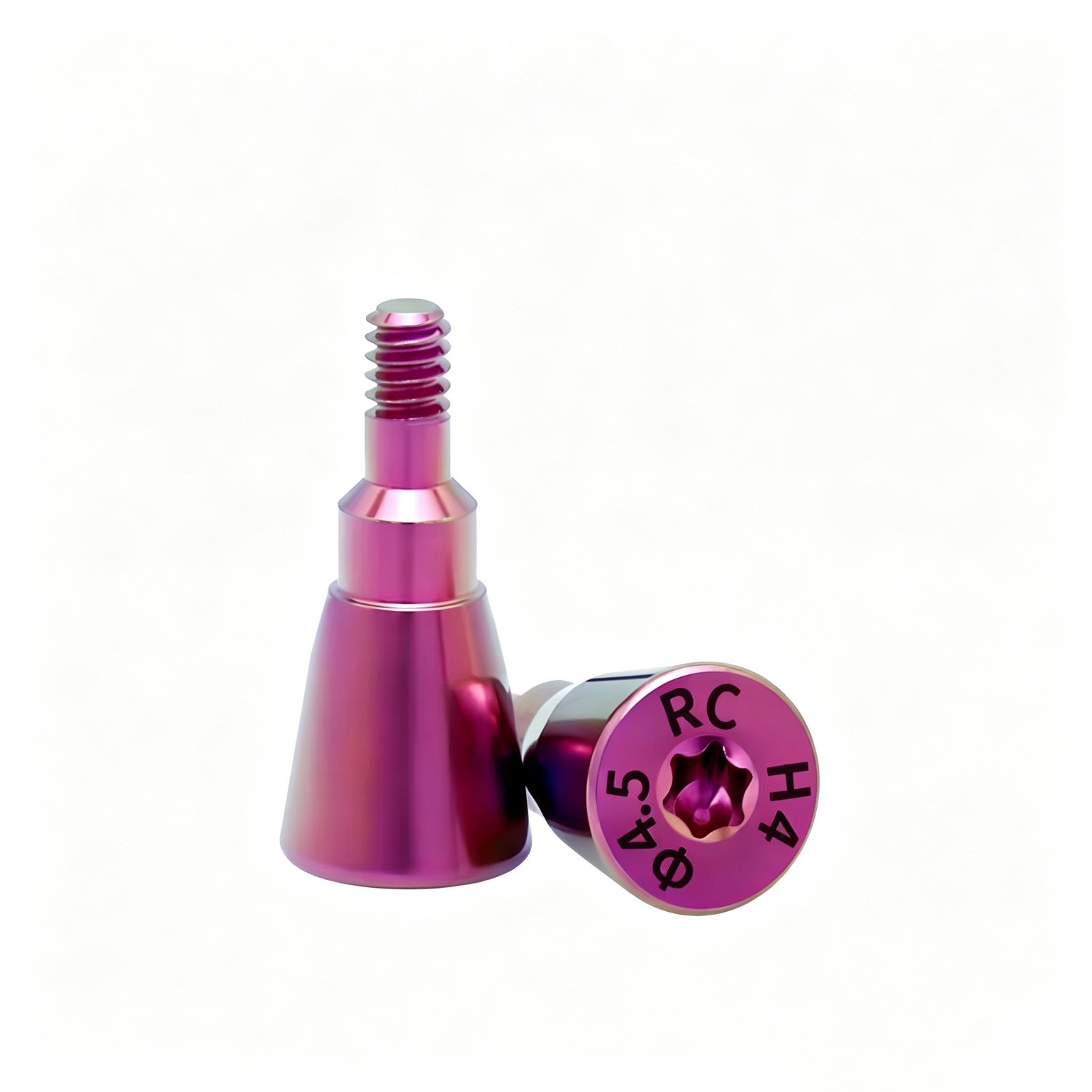 Dental Titanium NC/RC Healing Abutment Closure Cap Bone Level Fits ITI Straumann