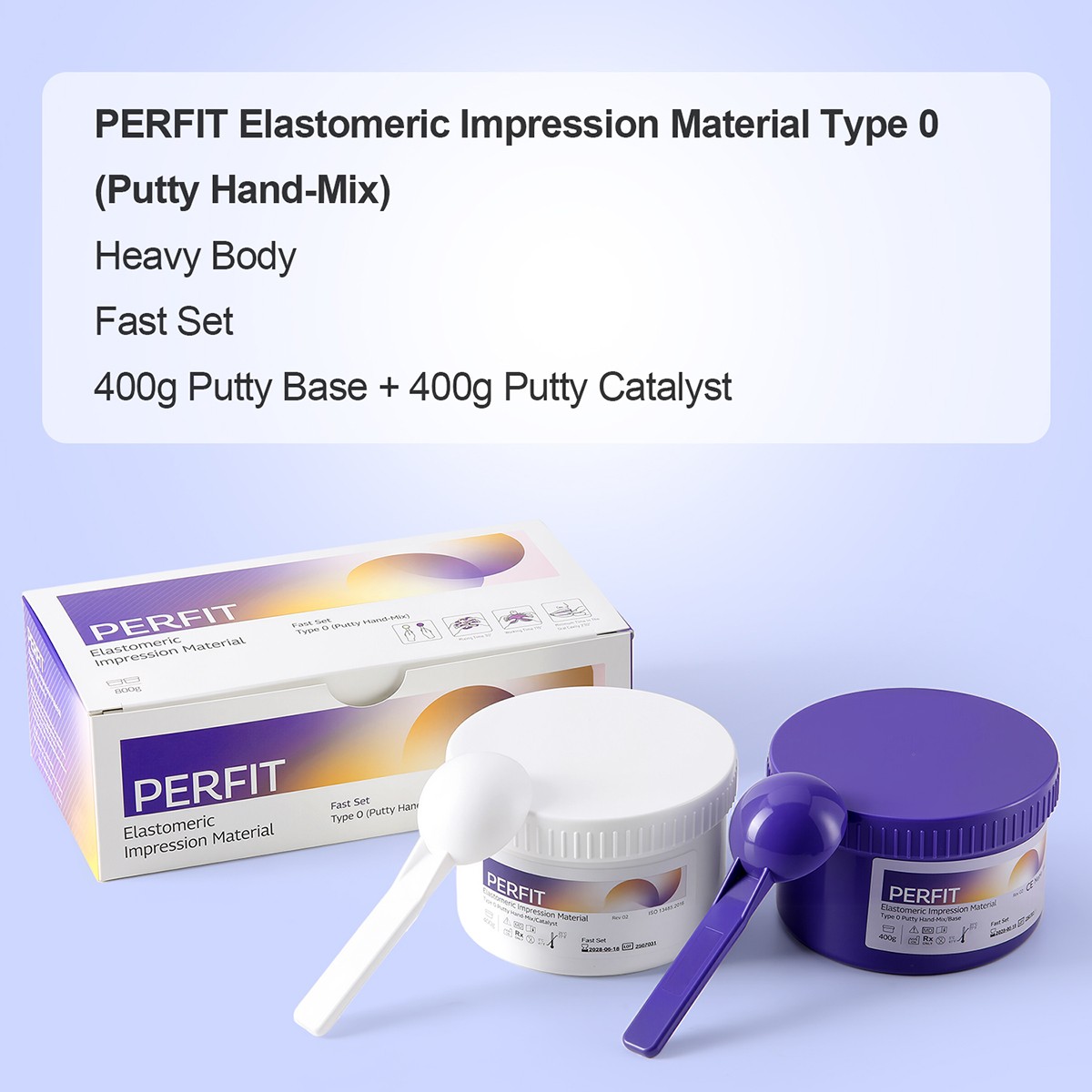 Dental Putty Fast /Regular Set PVS VPS Impression Material Heavy Body