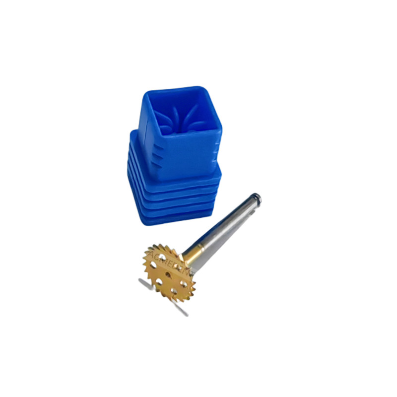 1PC Dental Saw Disk Sharp Ultra Thin Bone Cutting Wheel Gold Disc High Hardness