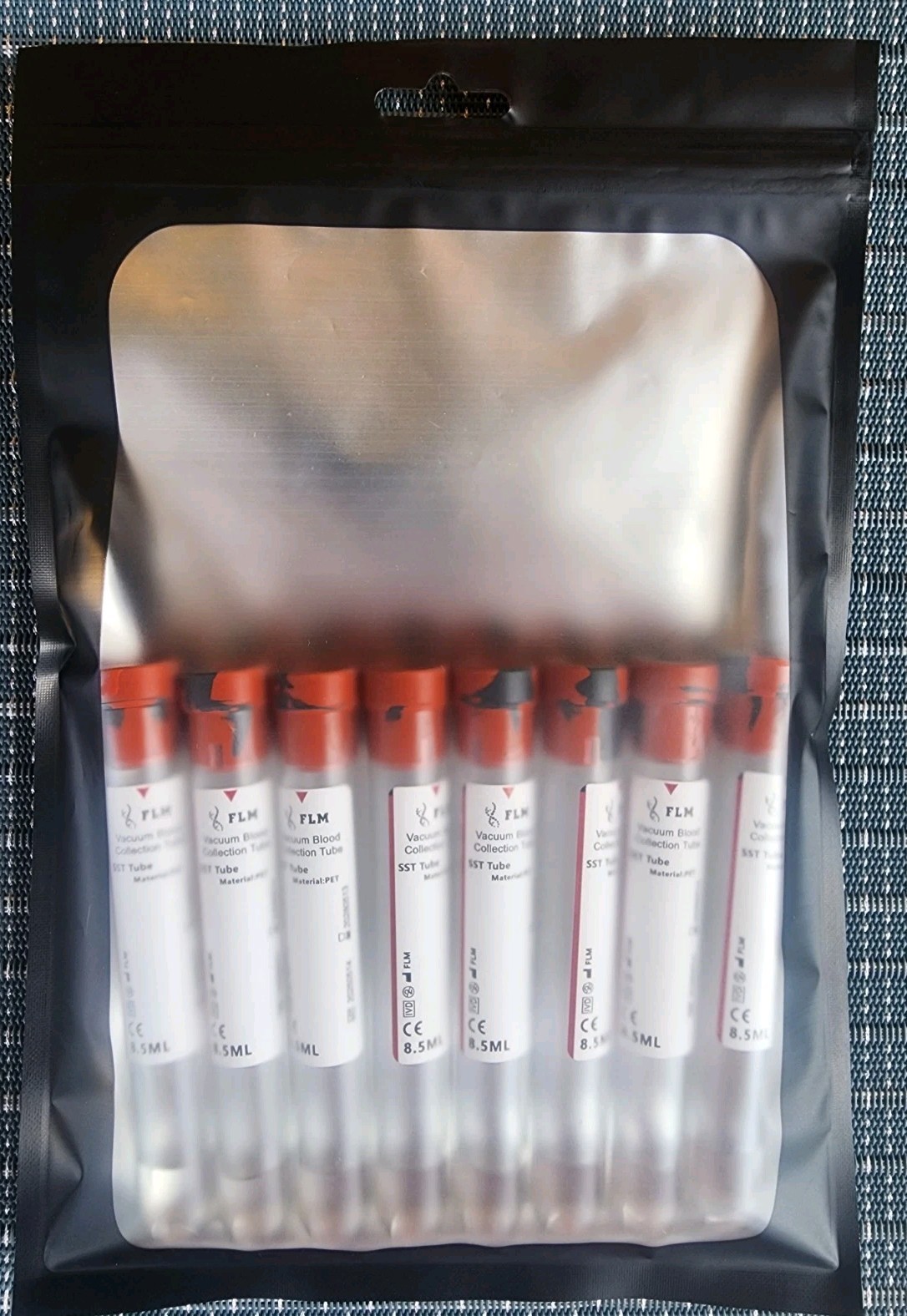 8.5ml Tiger Vacuum Blood Collection Tubes, SST Tube, LOT 8