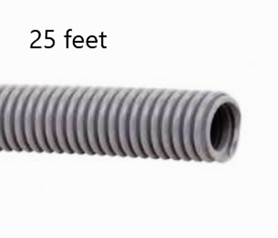 25 feet DCI dental VACUUM TUBING 5/8″ I.D CORRUGATED GRAY 0703 Flexible