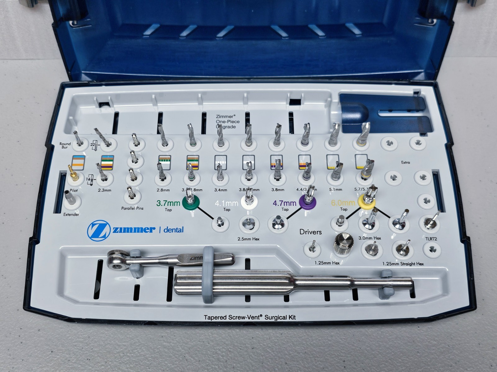 Zimmer Tapered Screw-Vent Kit,Excellent but May Not Complete,Sold as Pictured,#C
