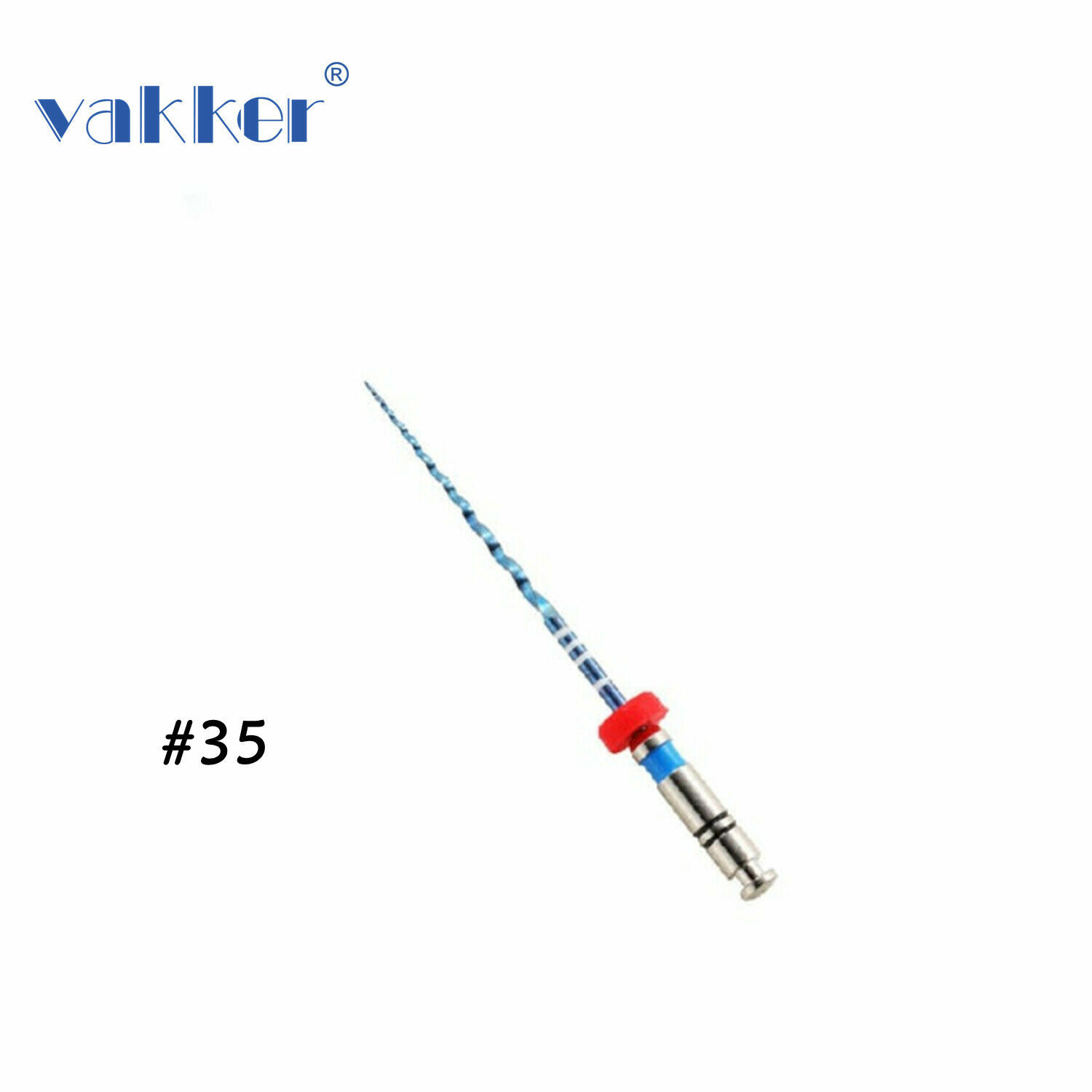 Dental V-Blue NiTi Rotary Endodontic Heat Activated File 25mm 0.06 #15-40