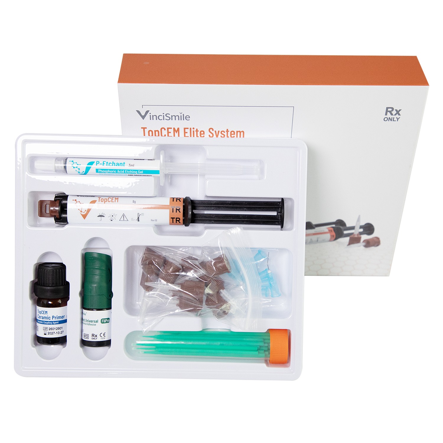 Vincismile TopCEM Elite System-Cementation KIT TR Shade