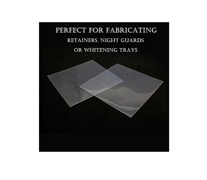 10 Sheets 2.0MM Dental Hard Splint, Thermoforming Materials for Vacuum Forming..