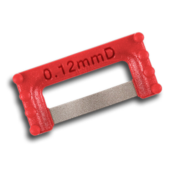 ContacEZ IPR Opener Red/Medium Double-Sided Diamond Strip 32/Pk. Not Serrated