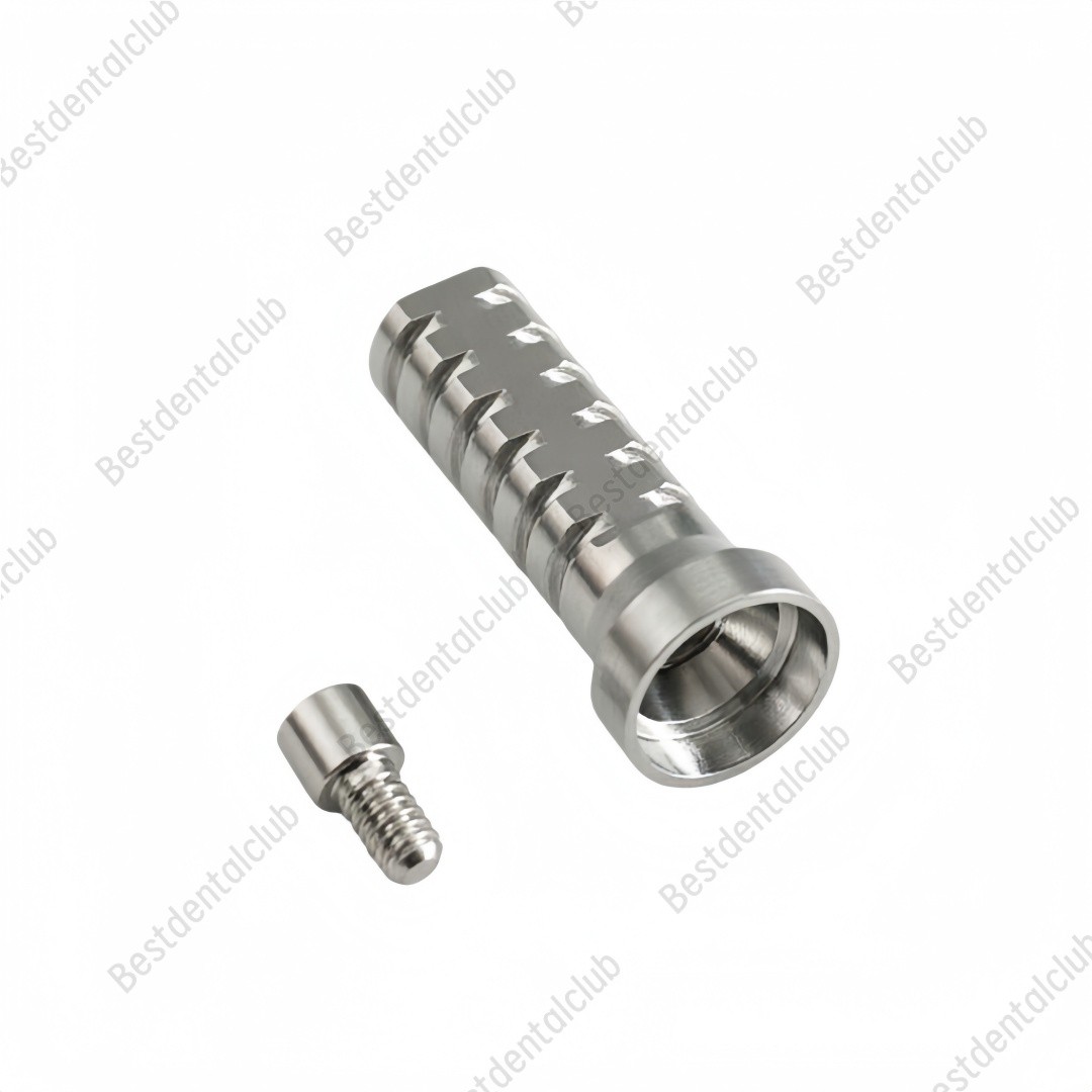 Titanium Temporary Cylinder Ti MU Sleeve Multi Unit 4.8mm Abutment Fit NOB