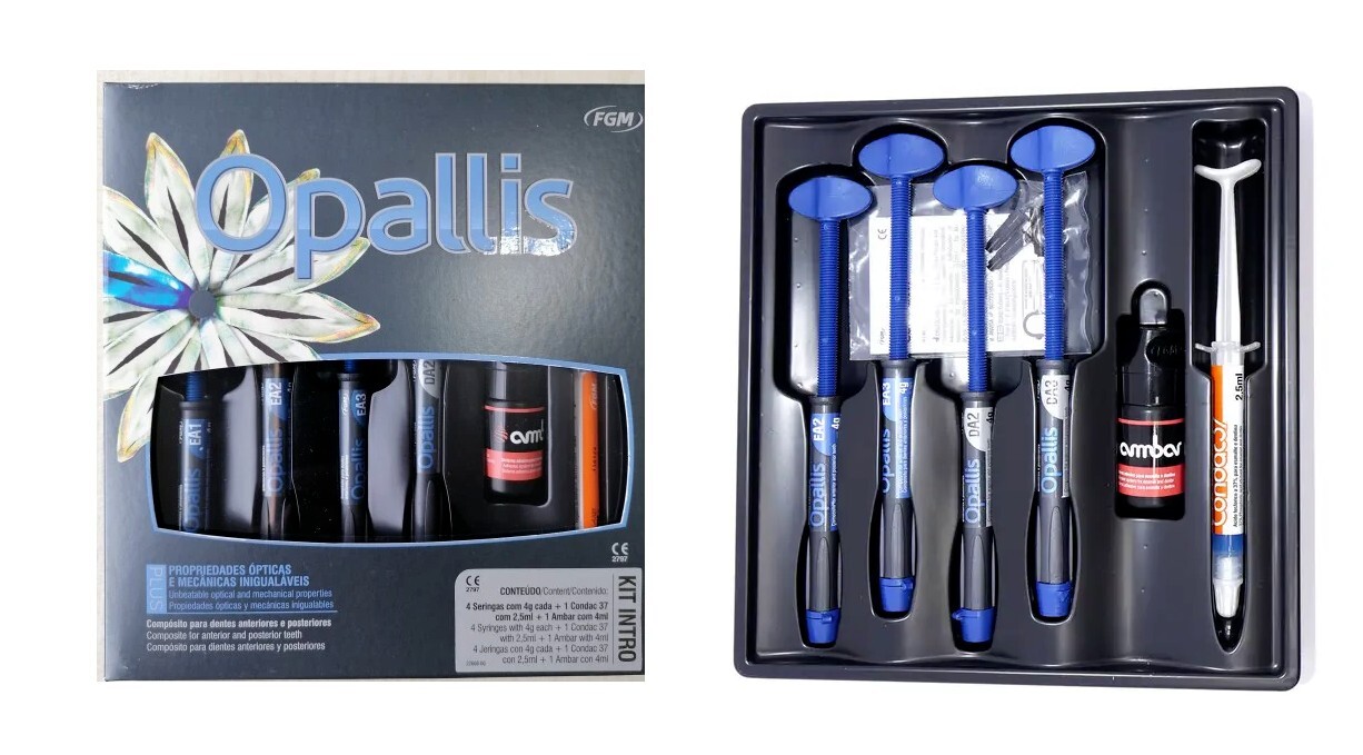 Dental FGM Opallis Nano Hybrid Composite Intro Kit for Anterior and Posterior