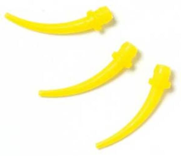 House Brand Intra-Oral Tips, Yellow 100/Bag, Fits 4.2mm Mixing Tips
