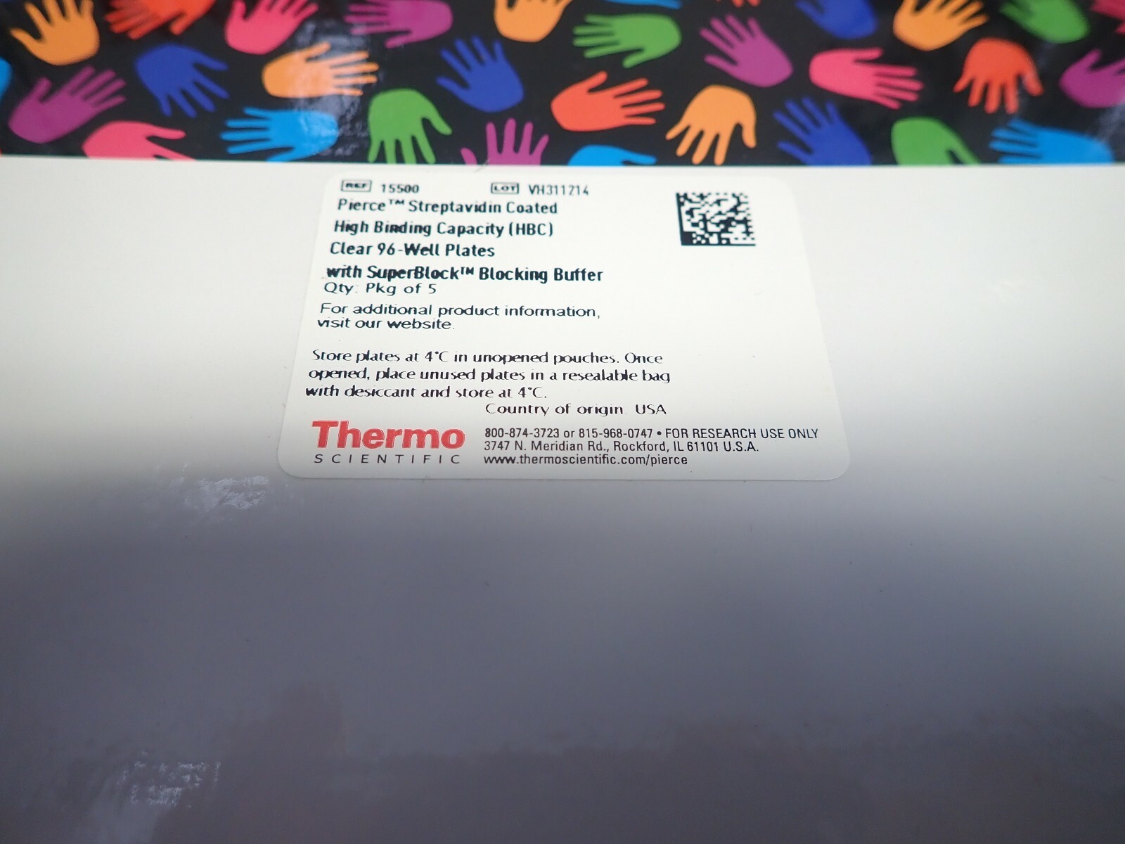 Thermo Scientific Clear 96-Well Pierce Streptavidin Coated HBC (pkg5) 15500