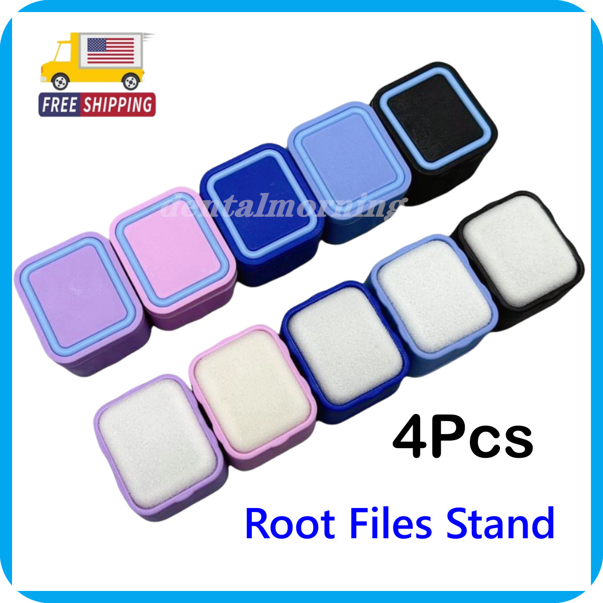 Dental Endo File Clean Drills Block Autoclavable Holder Endodontics File Stand