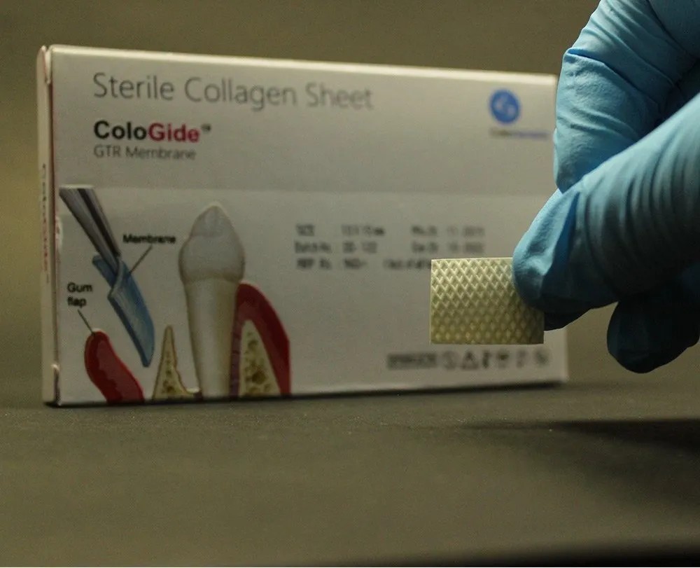 5 Pack of New Colo Gide Sterile Collagen Sheet GTR Membrane 20 x 32mm