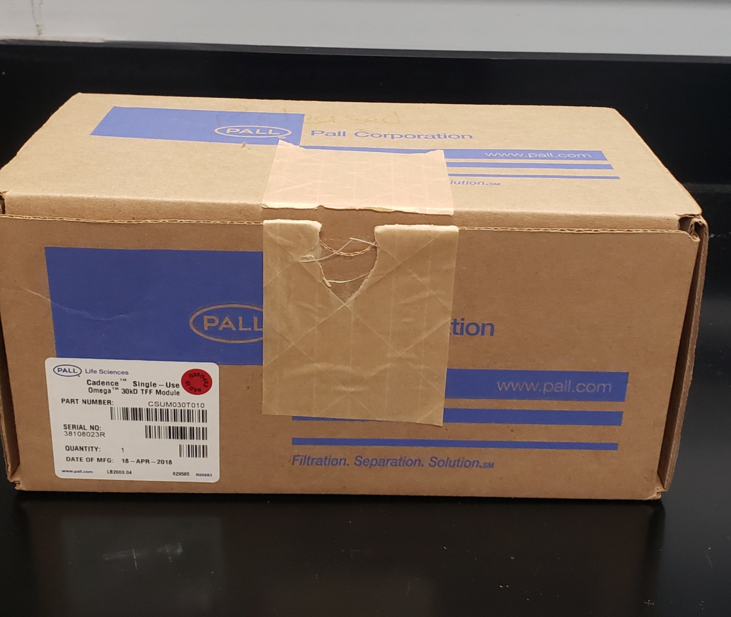 Pall Life Sciences CSUM030T010 Cadence Single Use TFF Module