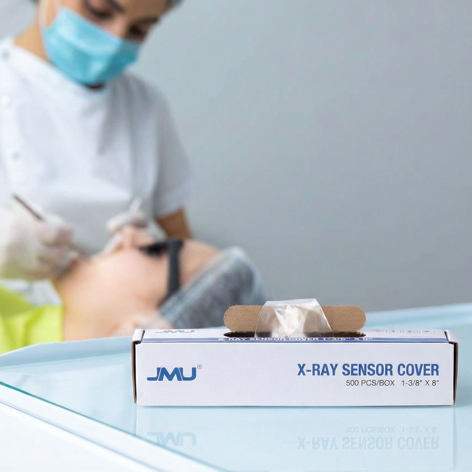 500Pcs X-Ray Head Sleeve JMU Dental Disposable Protective Covers Multiple sizes