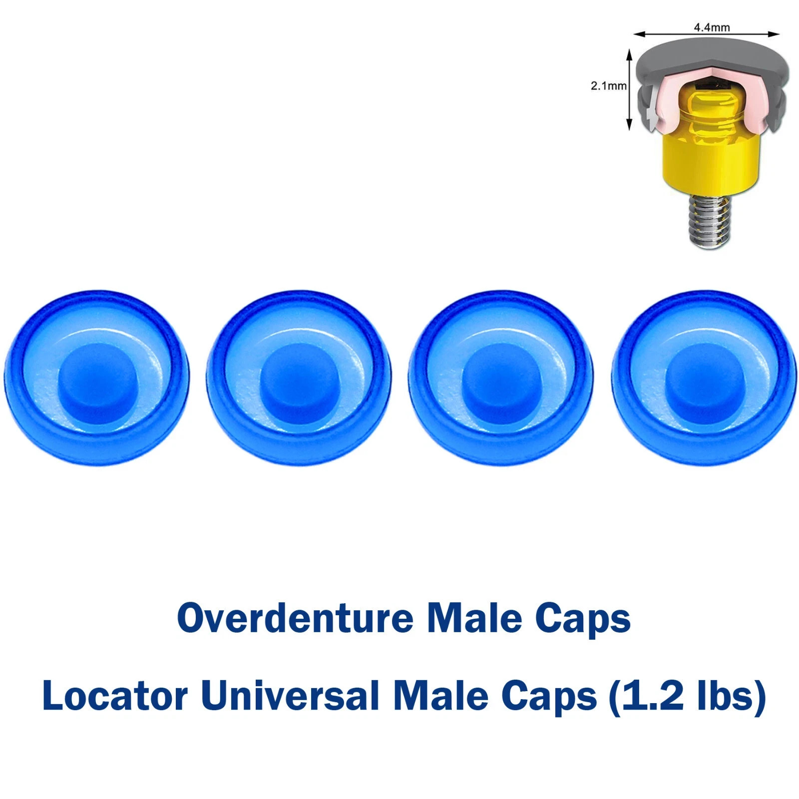 US Universal Dental Implant Retention Cap Insertion Extraction Locator Core Tool
