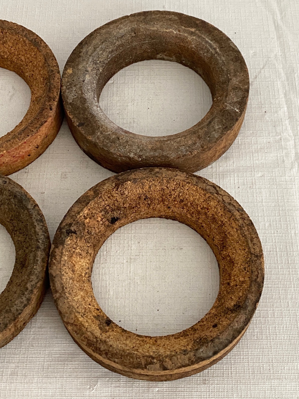 (4) Cork Ring Support For 1000-3000mL Round Bottom Flasks 140mm x 90mm x 30mm