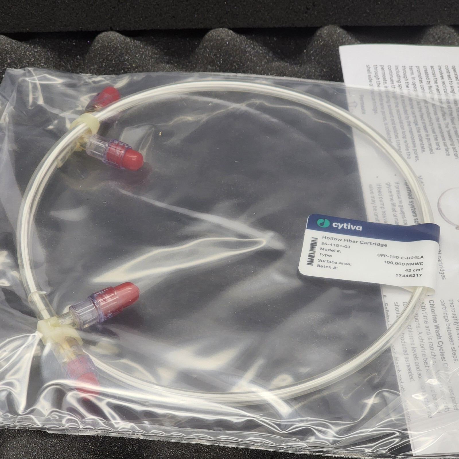 CYTIVA 42cm^2 Length MidGee Hoop TFF UltraFiltration Cartridge UFP-100-C-H24LA