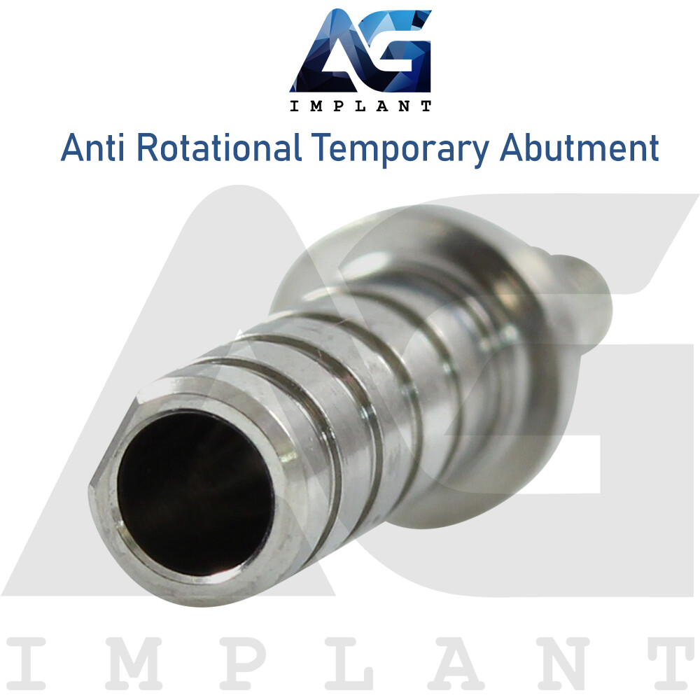 10 Anti Rotational Temporary Prosthetic Titanium For Dental Int Hexagon 2.42mm