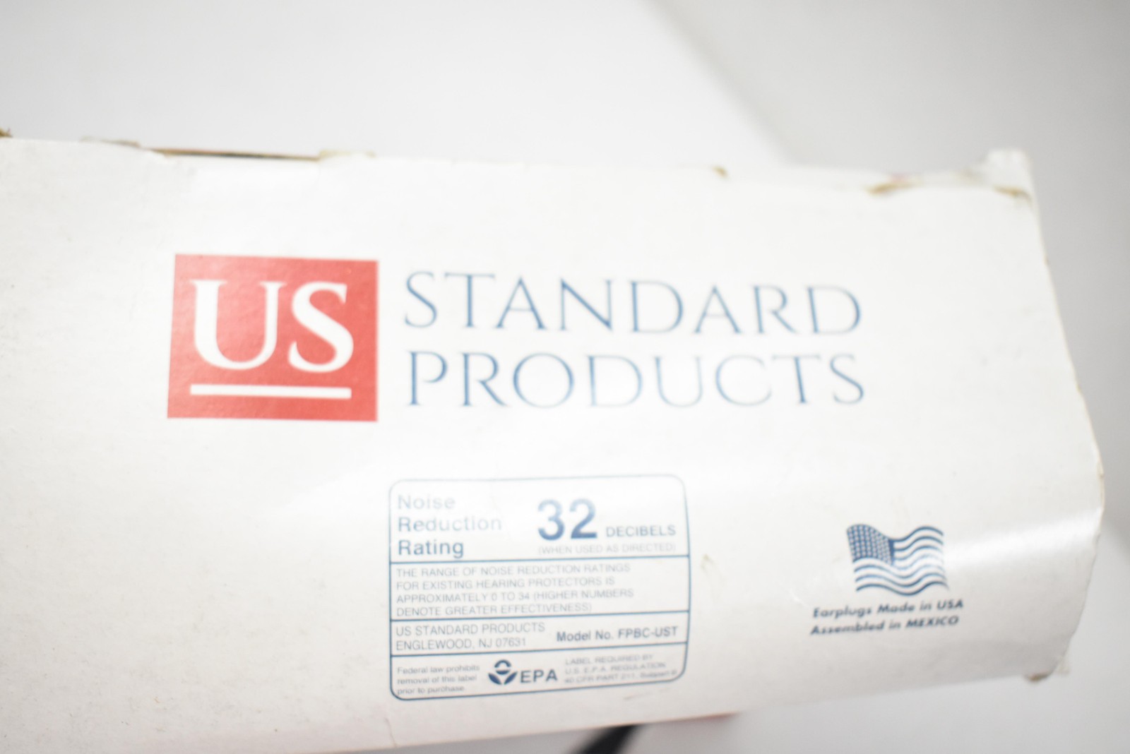 US Standard Products Corded Foam Earplugs 32 NRR 100 Pairs Made in USA FPBC-UST