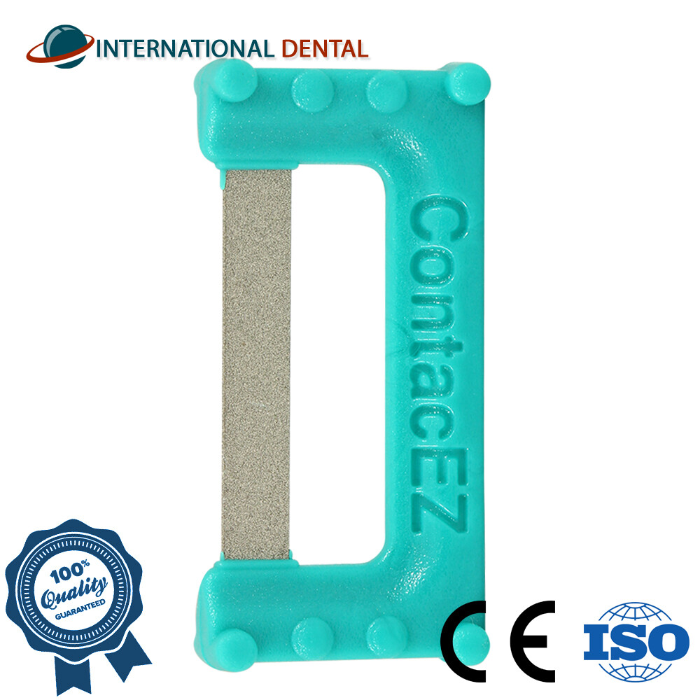 Turquoise IPR Widener 0.45mm Dental Orthodontic 8 Strips Interproximal Reduction